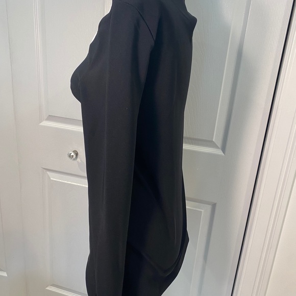 NWT Boston Proper Black and White Long Sleeve Blouse Top - XS - Picture 3 of 11